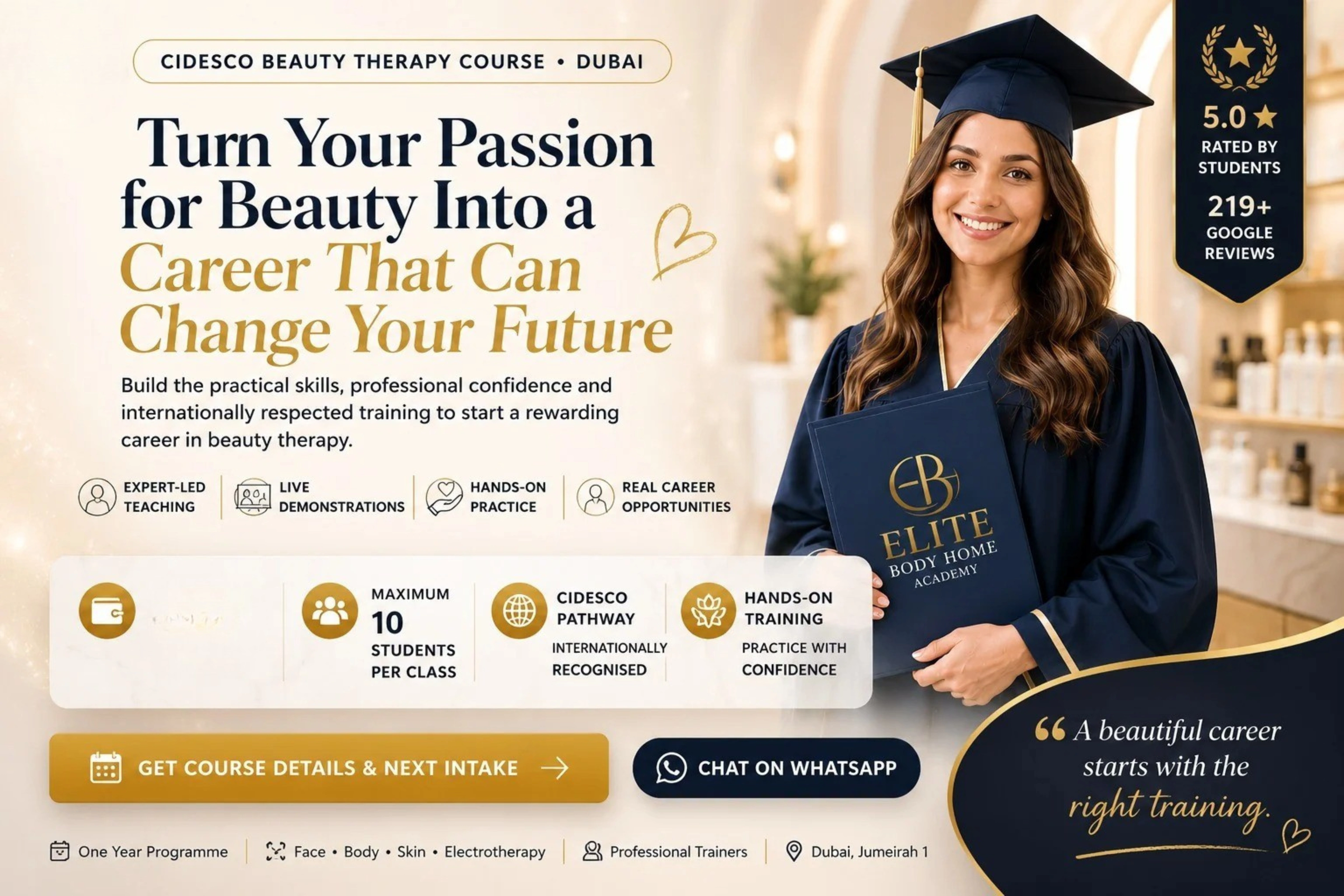 CIDESCO Diploma in Beauty Therapy